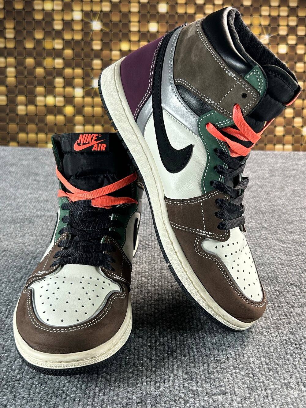 Nike Air Jordan 1 Mid SE Multi Color Earth Tone Men's Size 8 Sneakers